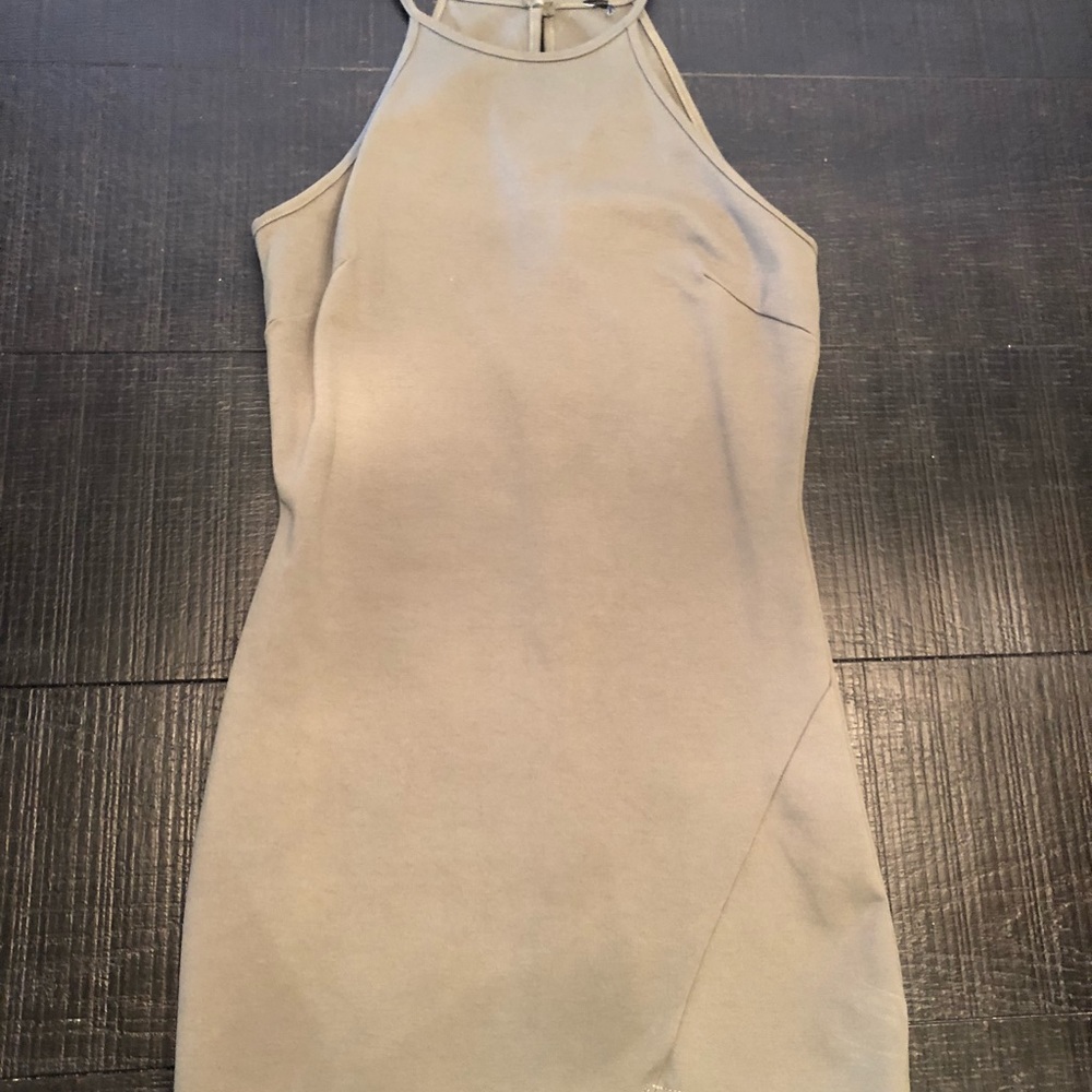 Olive green dress